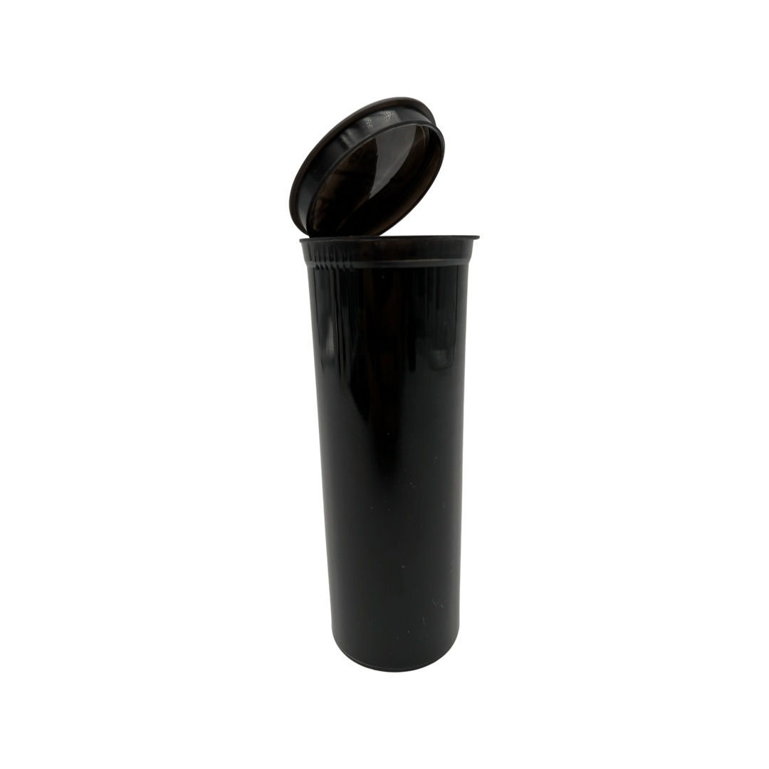 Black 60 Dram Pop Top Child-Resistant Bottle