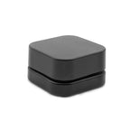 Black / Black Cap / Single Unit (Less Than Box Qty) Grand Puff® Black Square Glass Concentrate Jar | 9 ml