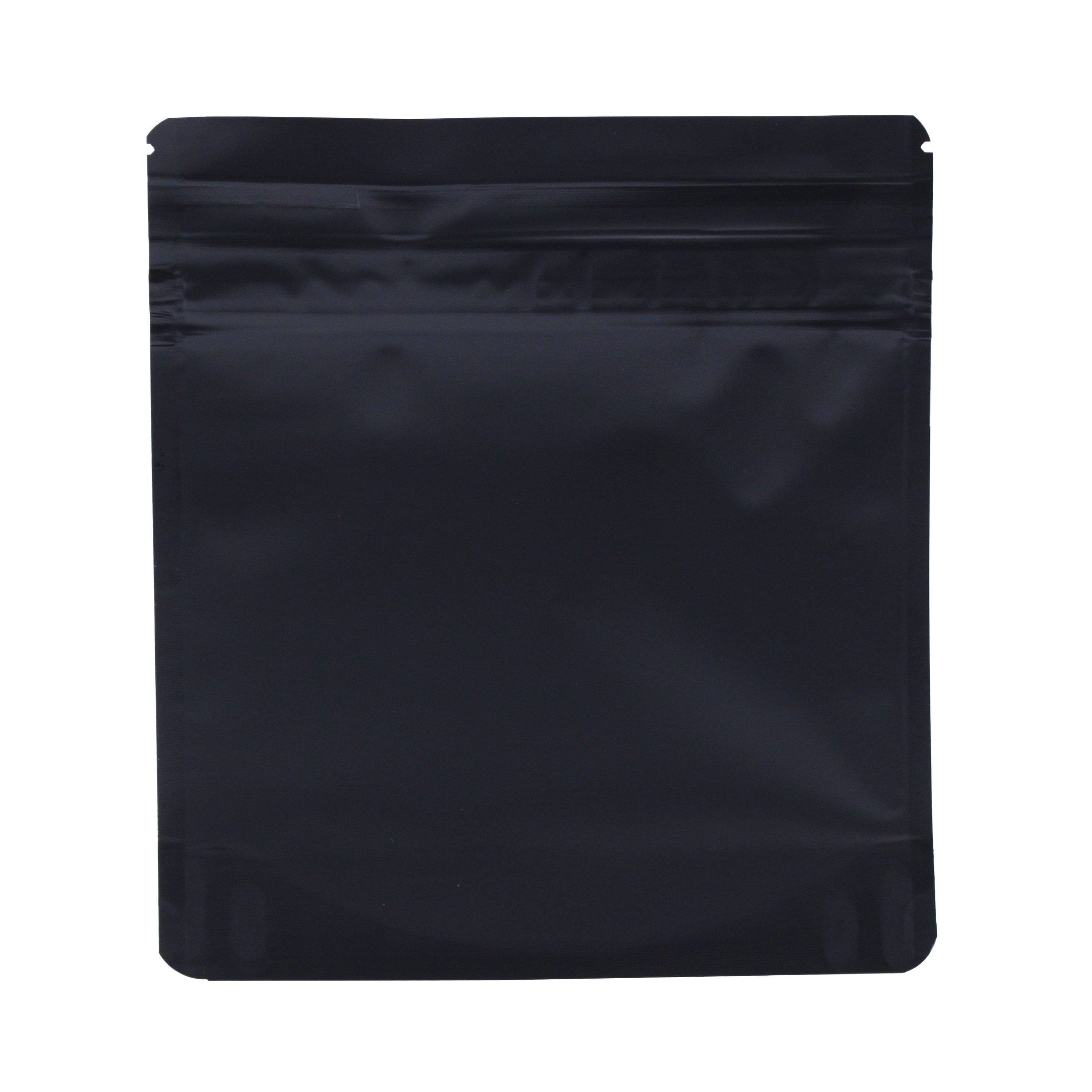 Black / Clear / Single Unit (Less Than Pack Qty) Bag King Child-Resistant Clear Front Wide Mouth Mylar Bag | 1/2 oz