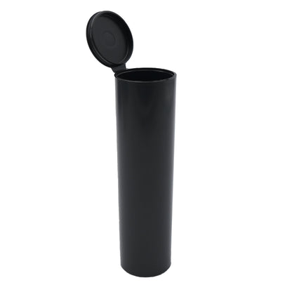 Black Extra Wide Squeeze Top Child-Resistant Pre-Roll Tube | 114 mm