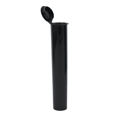 Black Grand Puff Squeeze Pop Top Plastic Tube | 85 mm