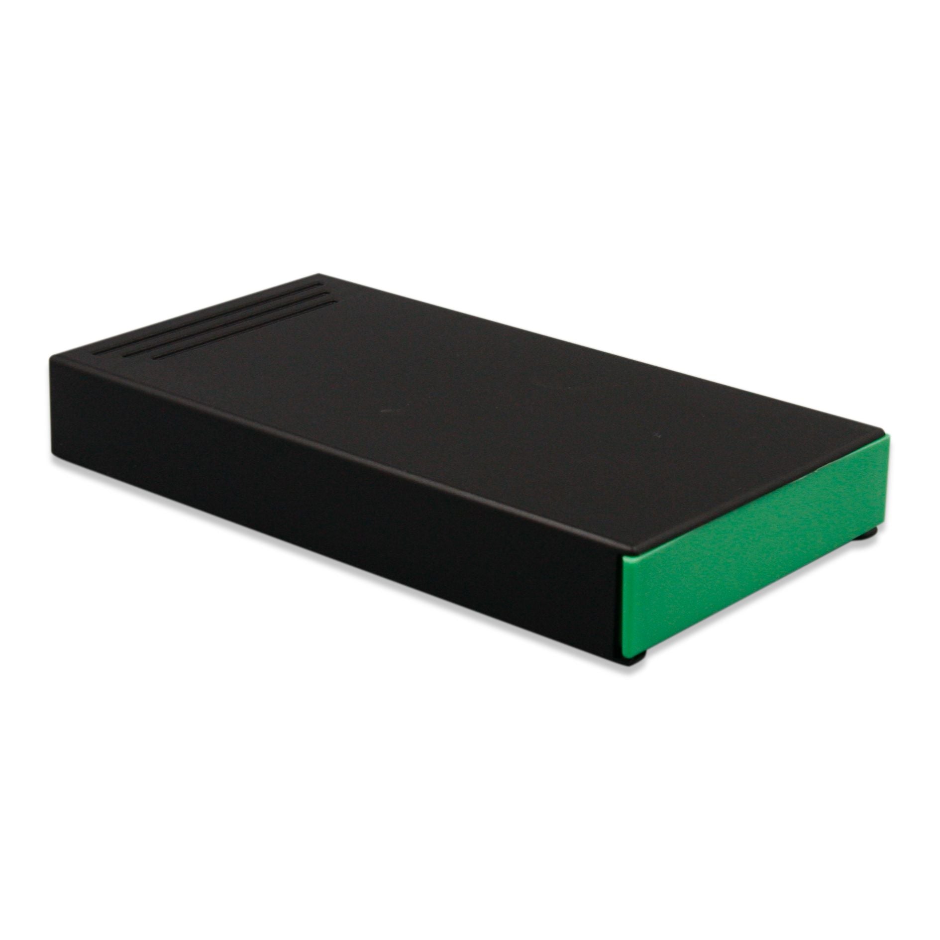 Black / Green / Box of 200 (Bulk Discount Pricing) Closeout Child-Resistant Pre-Roll / Edible Push and Pull Box | 109 mm