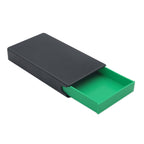 Black / Green / Single Unit (Less Than Box Qty) Closeout Child-Resistant Pre-Roll / Edible Push and Pull Box | 98 mm