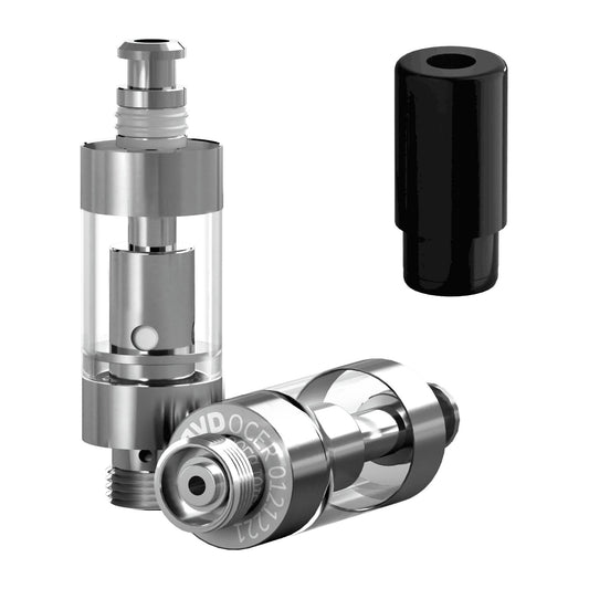 Black Plastic Barrel / Bundle of 100 AVD Polyresin Cartridge (0.5ml, 2.0mm) with Mouthpiece