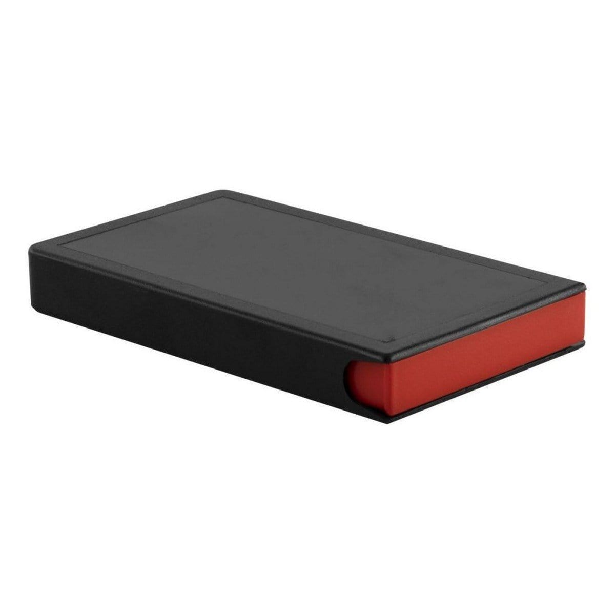 Black / Red Child-Resistant Pre-Roll / Edible Push and Pull Box | 85 mm