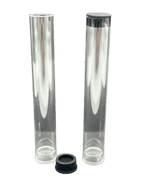Black (Short Cap) / Single Unit (Less Than Box Qty) Plastic Tubes for Cartridges 12mm x 81mm