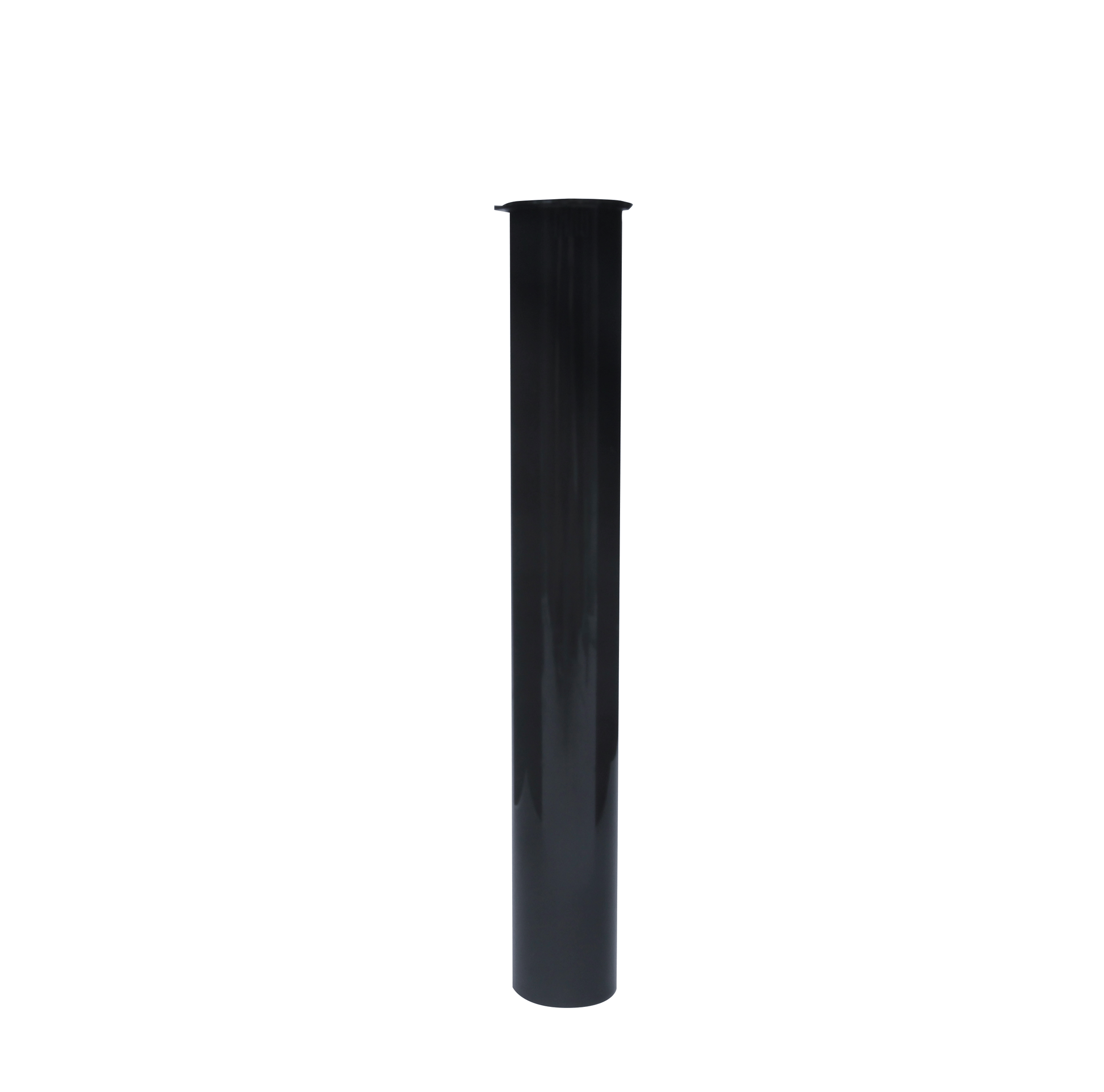 Black / Single Unit Grand Puff Squeeze Pop Top Plastic Tube | 128 mm