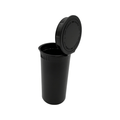 Black / Single Unit (Less Than Box Qty) 13 Dram Flat Pop Top Child-Resistant