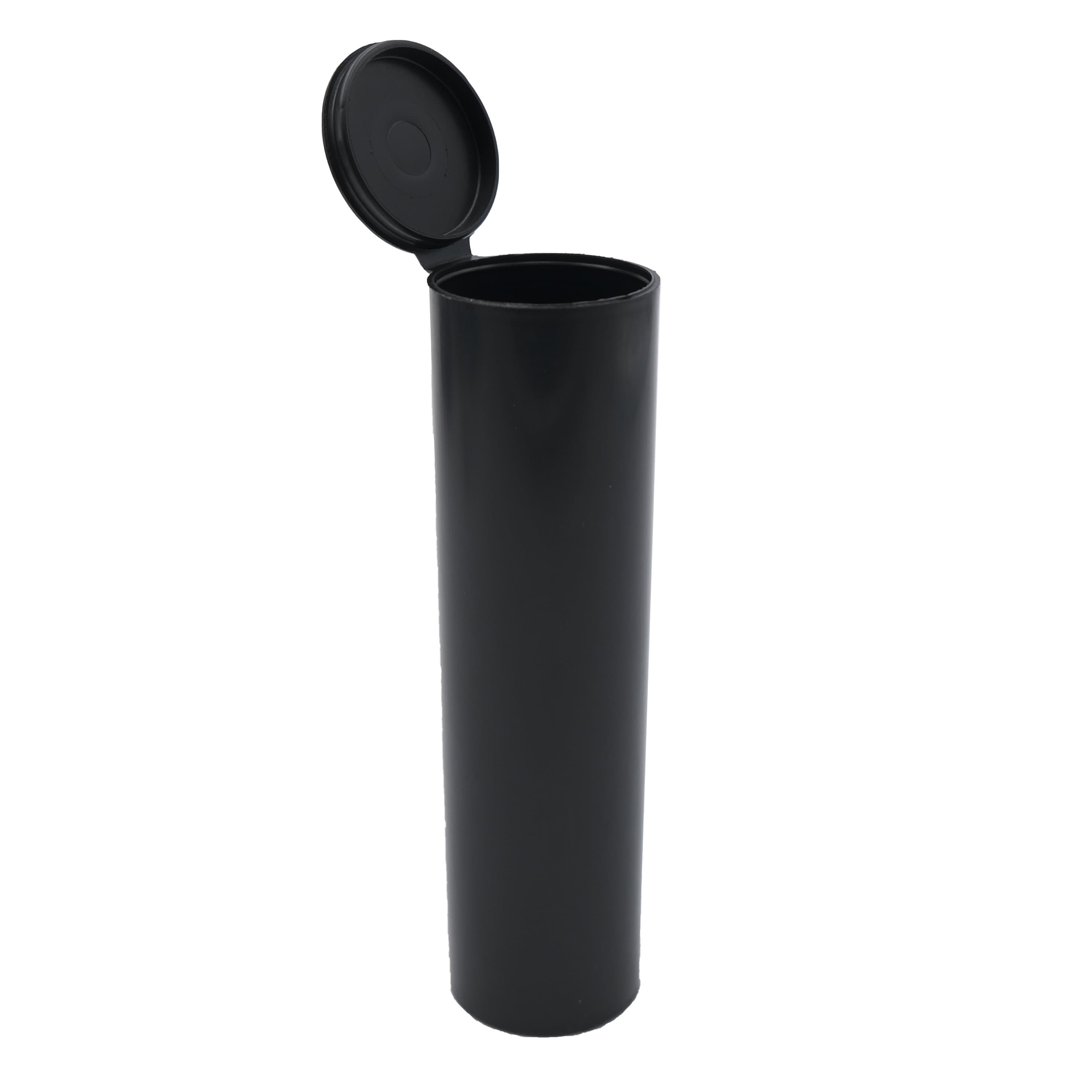 Black / Single Unit (Less Than Box Qty) Extra Wide Squeeze Top Child-Resistant Pre-Roll Tube | 114 mm