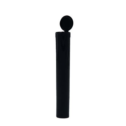 Black / Single Unit (Less Than Box Qty) Grand Puff® Squeeze Pop Top PET Plastic Tube (109 mm)
