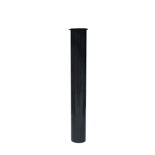 Black / Single Unit (Less Than Box Qty) Grand Puff® Squeeze Pop Top Plastic Tube | 128 mm