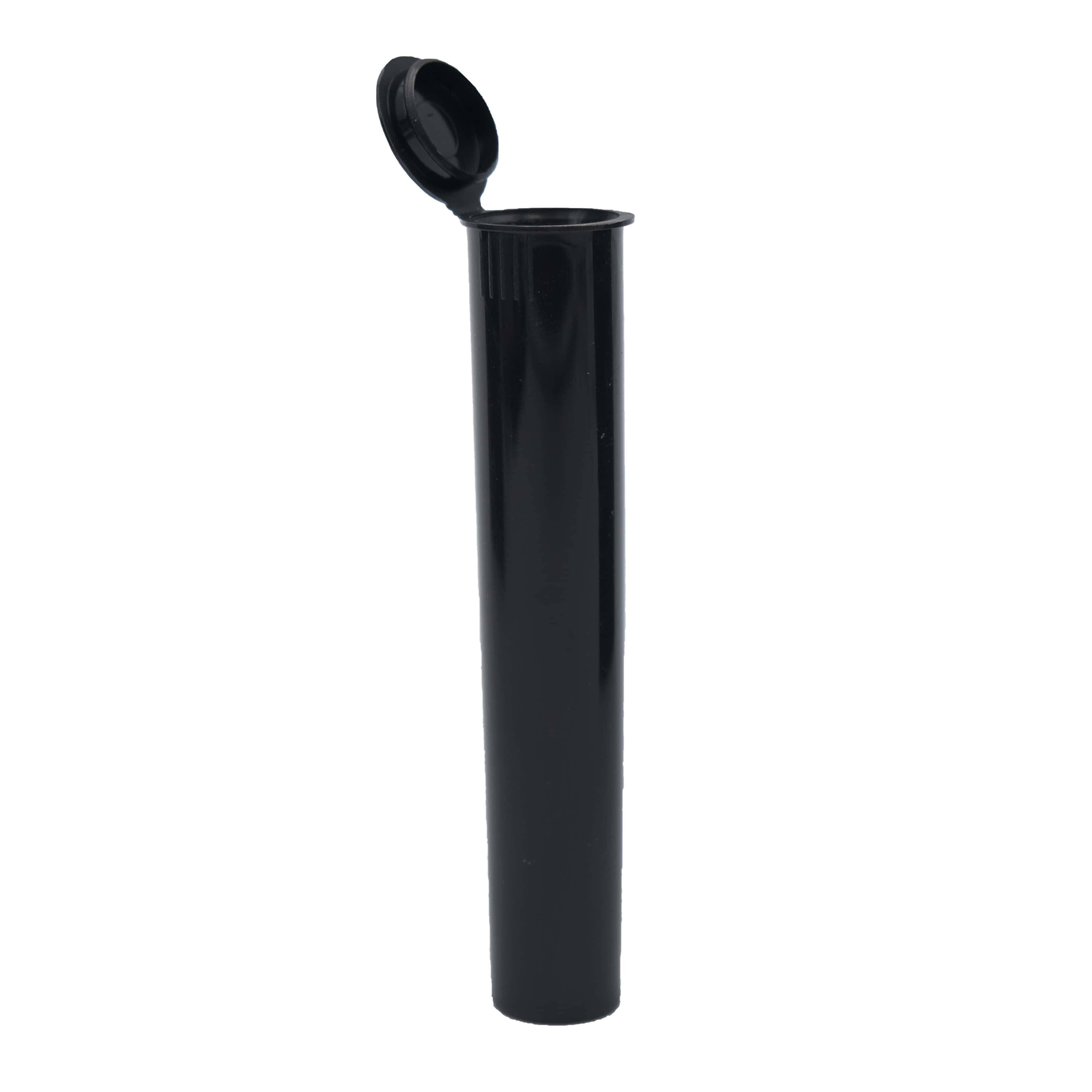 Black / Single Unit (Less Than Box Qty) Grand Puff® Squeeze Pop Top Plastic Tube | 80 mm