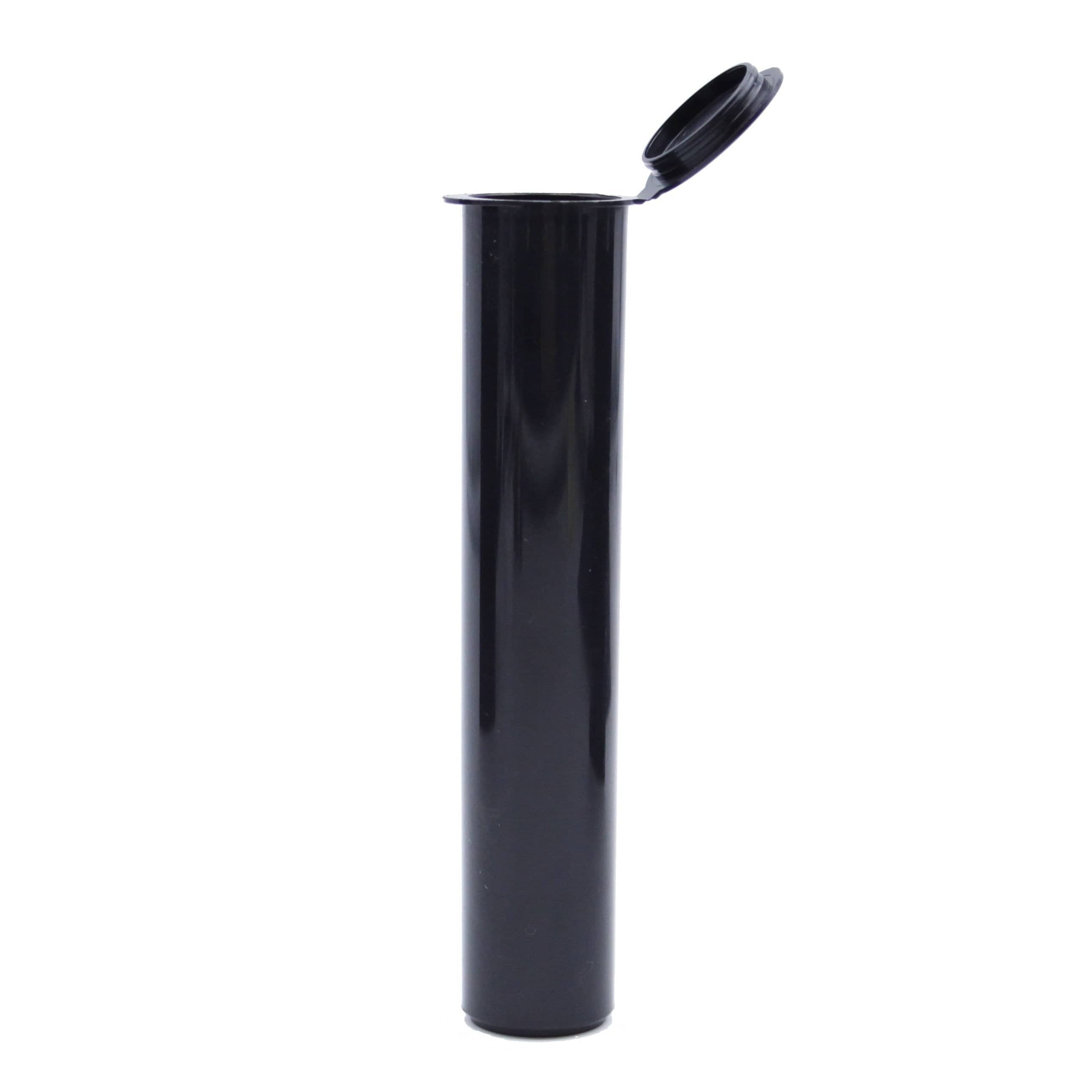 Black / Single Unit (Less Than Box Qty) Premium Squeeze Top Child Resistant Pre-Roll Tube | 98 mm