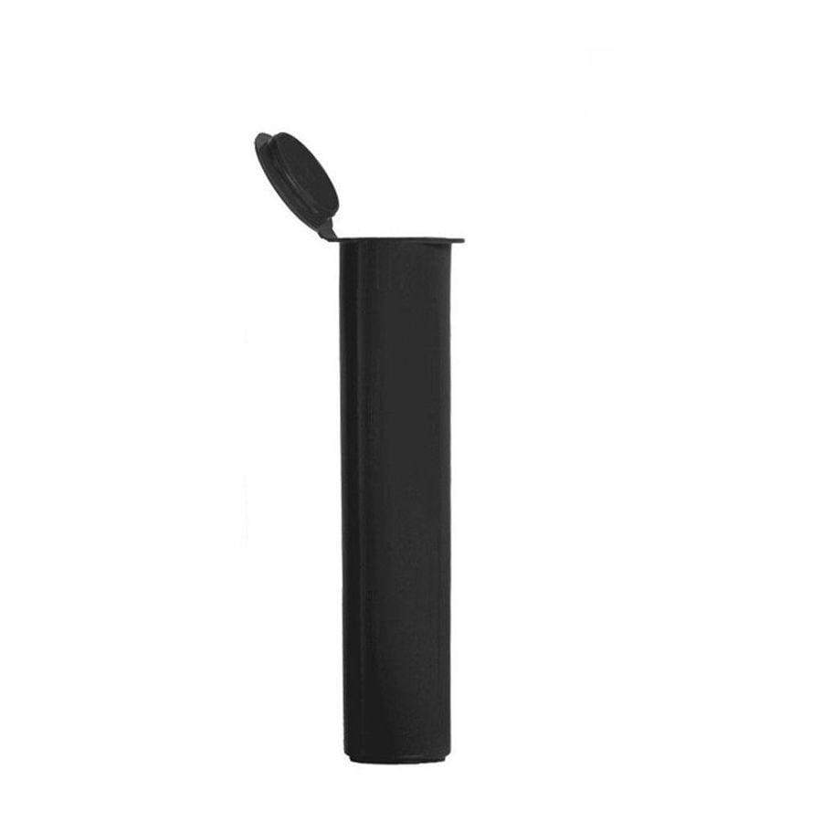 Black / Single Unit (Less Than Box Qty) Squeeze Top Child-Resistant Pre-Roll Tube | 94 mm