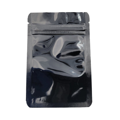 Black / Single Unit (Less Than Pack Qty) Shiny Series Smell Proof Bag (1 gram) 4.3" x 2.9"