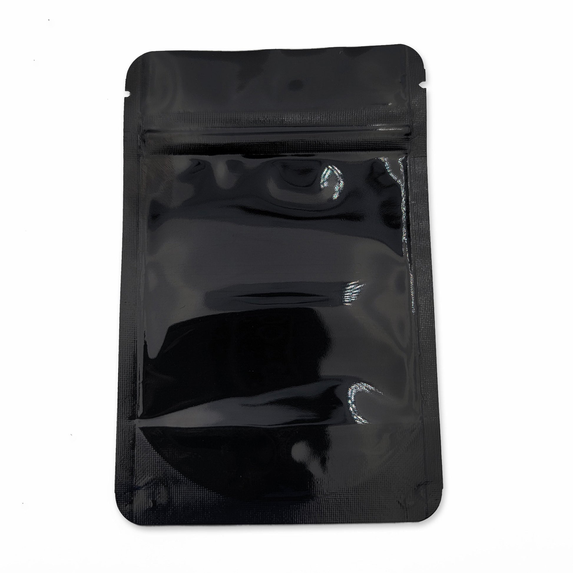 Black / Single Unit Shiny Series Smell Proof Bag (1/8th) 5.0" x 3.3"