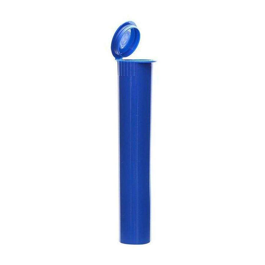 Blue / Box of 1000 (Bulk Discount Pricing) Clearance Squeeze Top Child-Resistant Pre-Roll Tube | 94mm (Box of 1000)