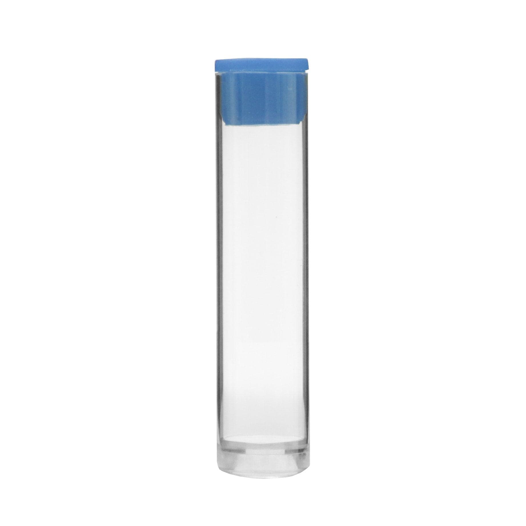 Blue Plastic Tubes for Premium Vape Cartridges 13mm x 75mm