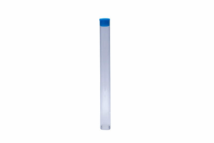 Blue Plastic Tubes for Vape Cartridges 13mm x 138mm