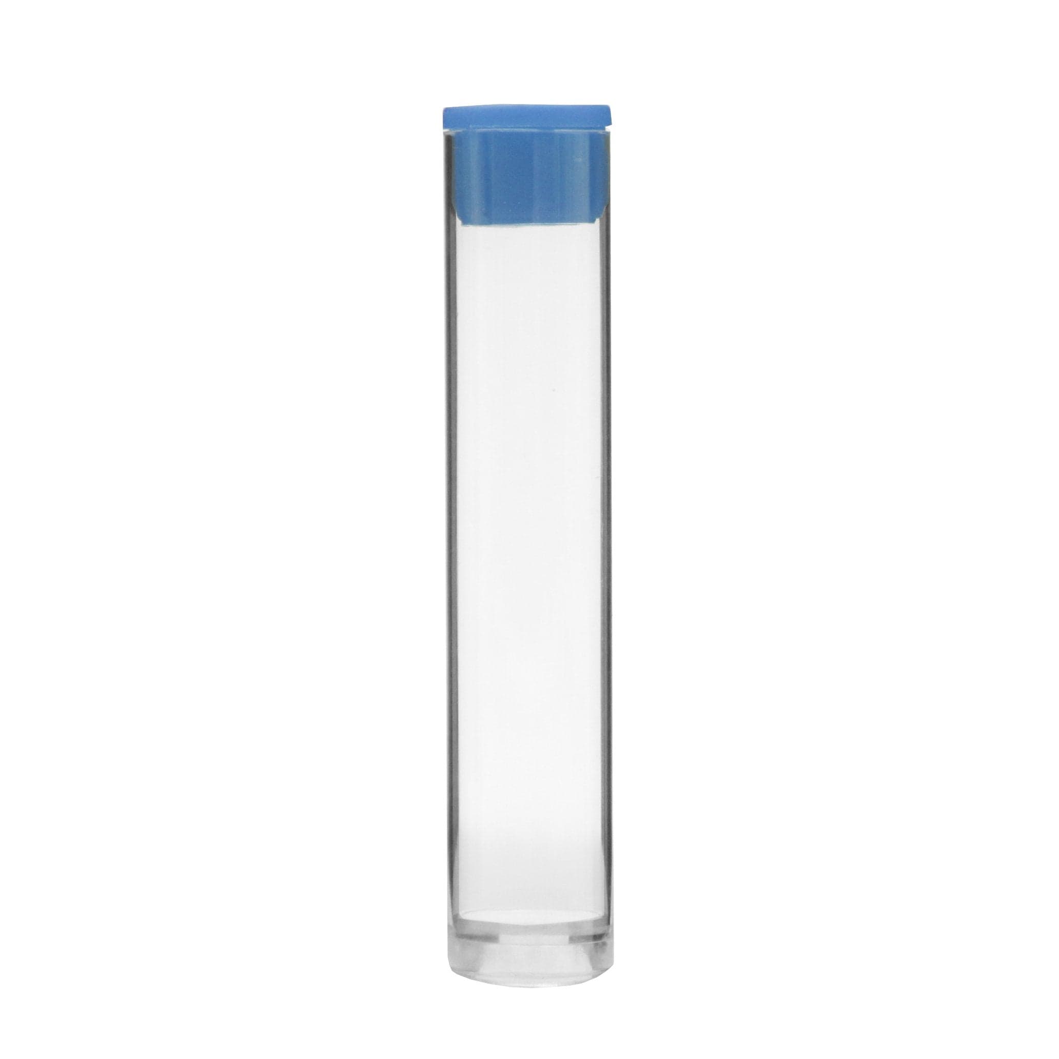 Blue / Single Unit (Less Than Box Qty) Plastic Tubes for Cartridges 12mm x 81mm