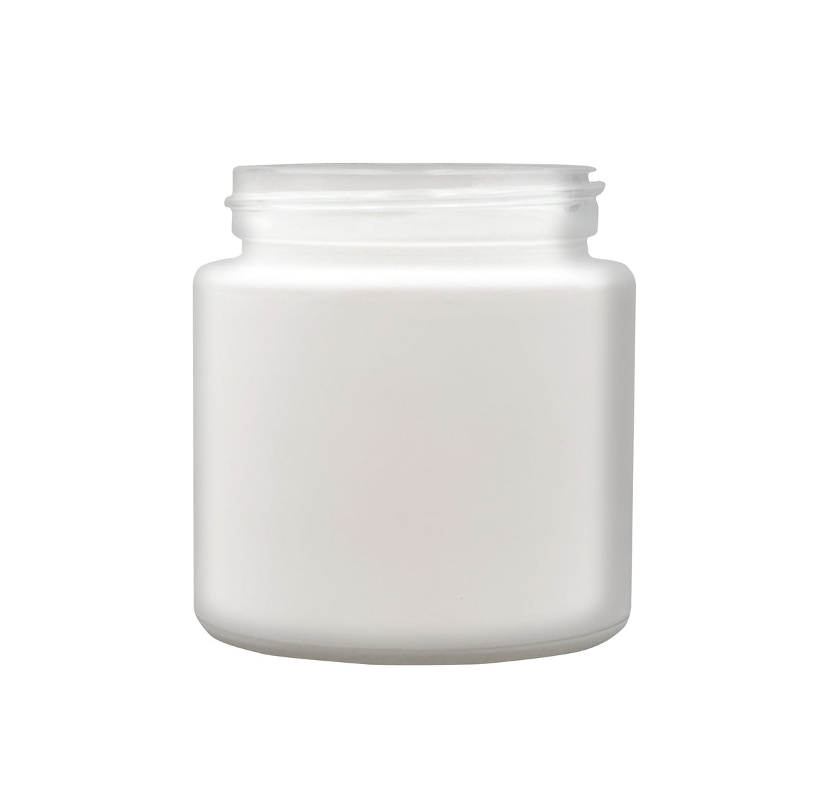 Box of 32 (Bulk Discount Pricing) / Matte White eBottles Frosted Glass Child-Resistant Straight Sided Jar | 30 dram