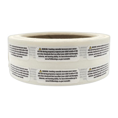 CA Prop 65 Warning Labels | 1.5 x 5 in