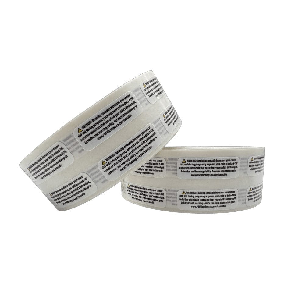 CA Prop 65 Warning Labels | 1.5 x 5 in