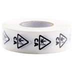 California Clear Die Cut Universal THC! Symbol Compliance Labels (Roll of 1,000)