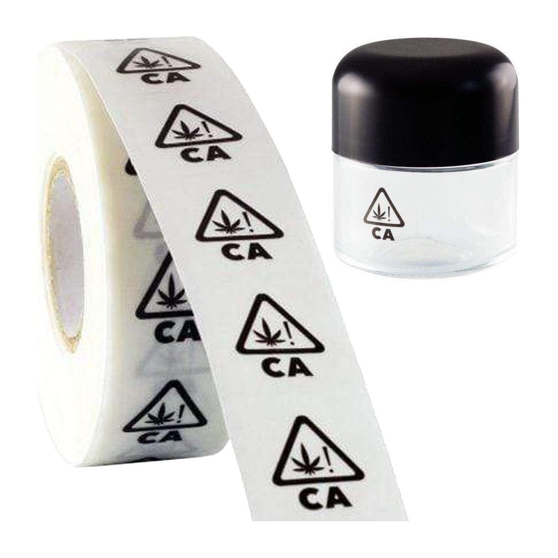 California Clear Universal THC! Symbol Square Compliance Labels (Roll ...
