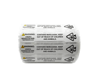 California Tamper Evident Universal THC ! Symbol Labels
