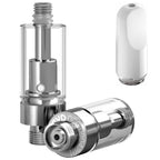 Ceramic Flat White AVD Glass Cartridge (0.5ml, 2.0mm) with Mouthpiece