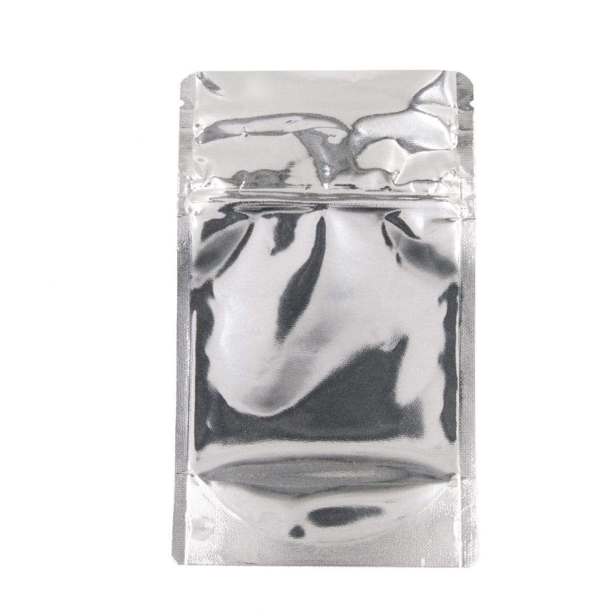 Chrome / Single Unit Bag King Child-Resistant Clear Front Mylar Bag | 1/8 oz