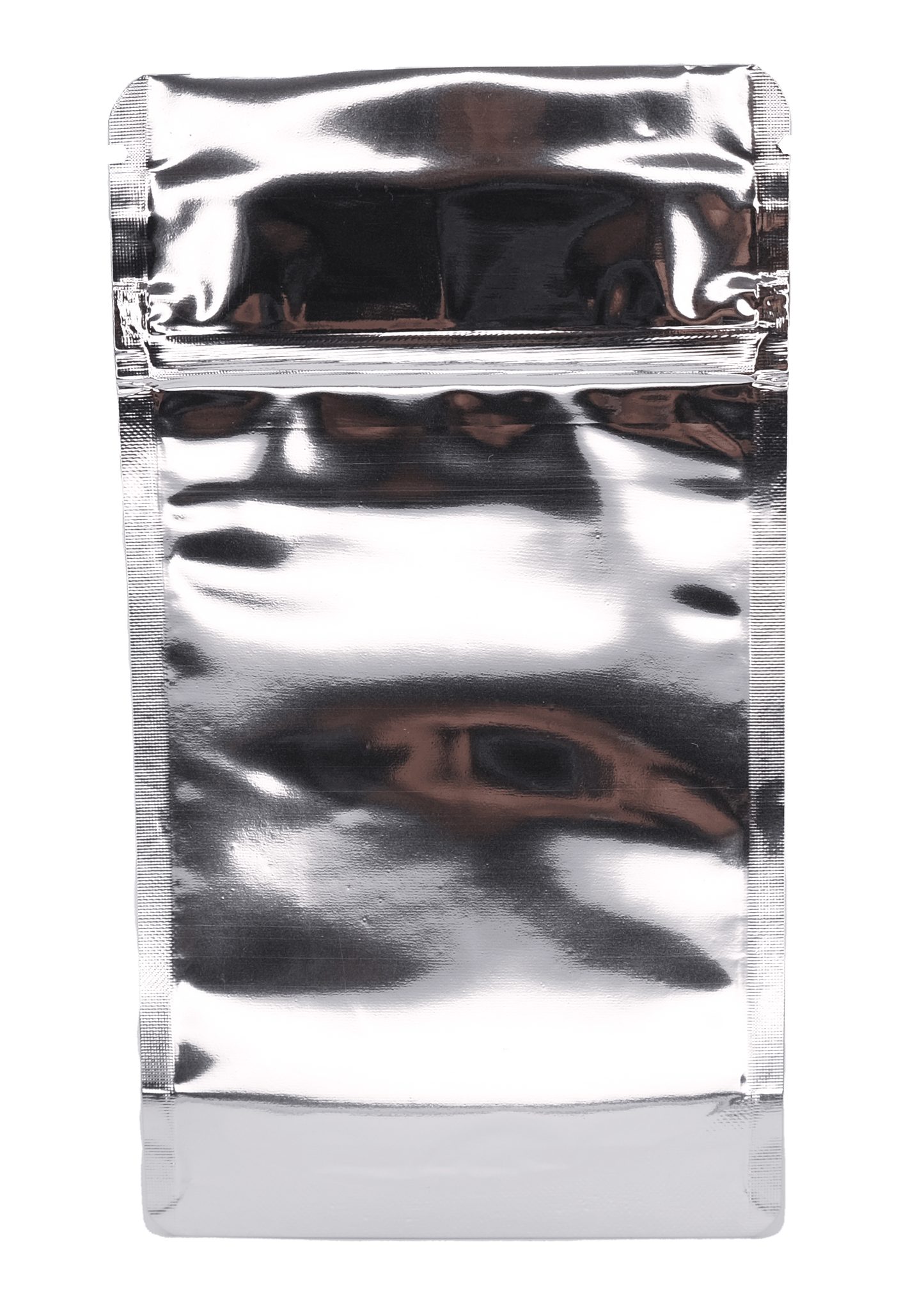 Chrome / Single Unit Bag King Child-Resistant Opaque Mylar Bag | 1/4th oz