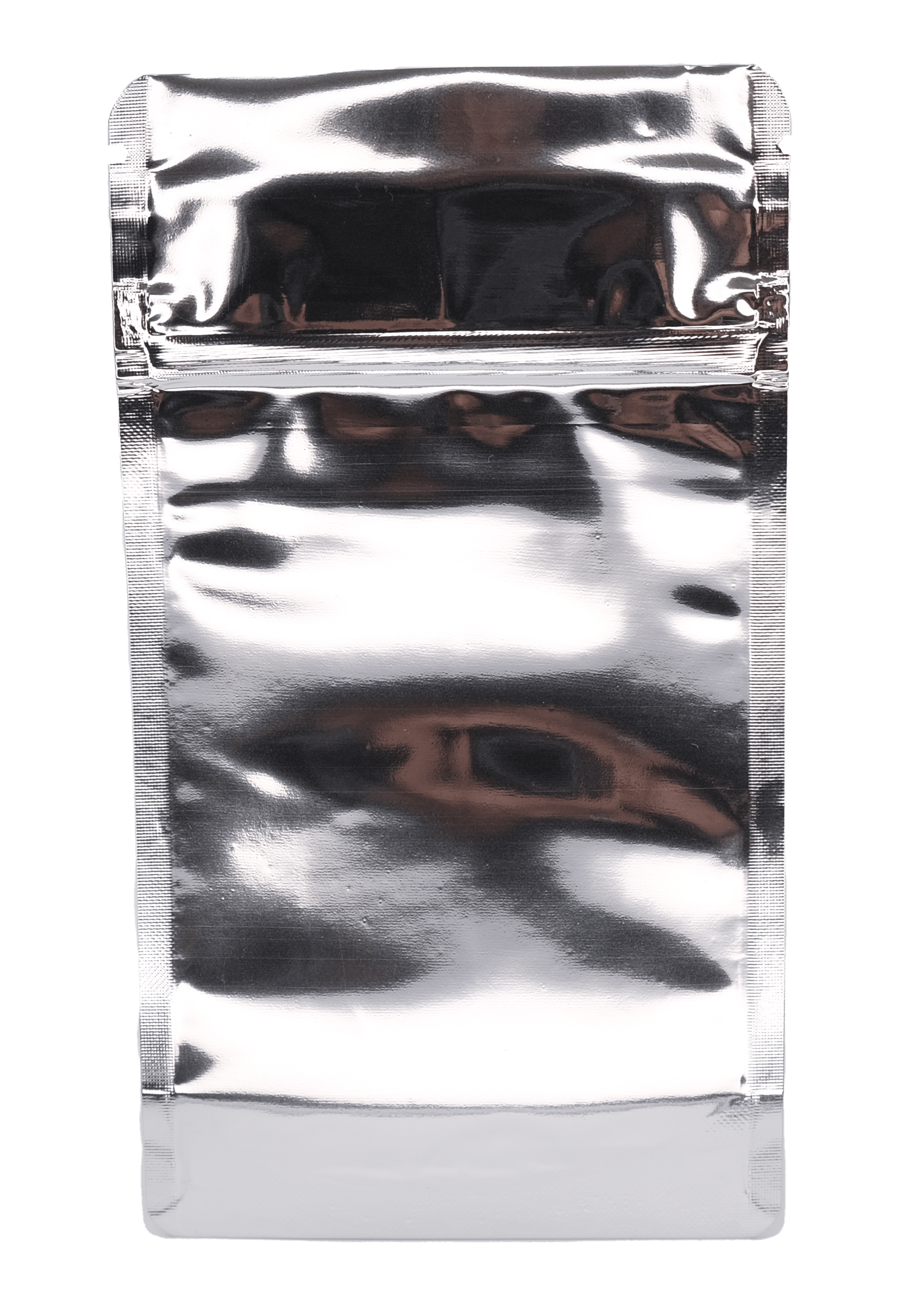 Chrome / Single Unit Bag King Child-Resistant Opaque Mylar Bag | 1/4th oz