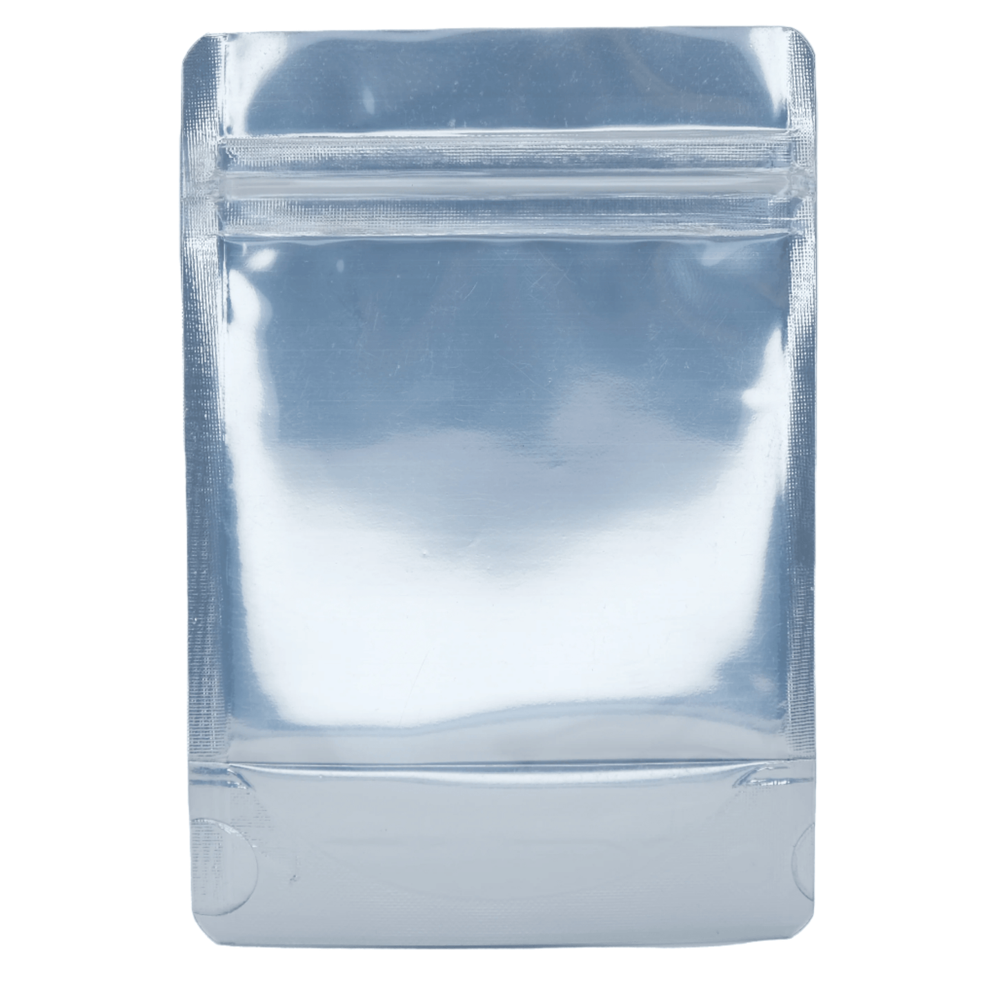 Chrome / Single Unit (Less Than Pack Qty) Bag King Glossy Clear Front Mylar Bag | 1/8 oz