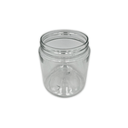Clear / Default Title eBottles PET Child-Resistant Straight Sided Jar | 8 oz