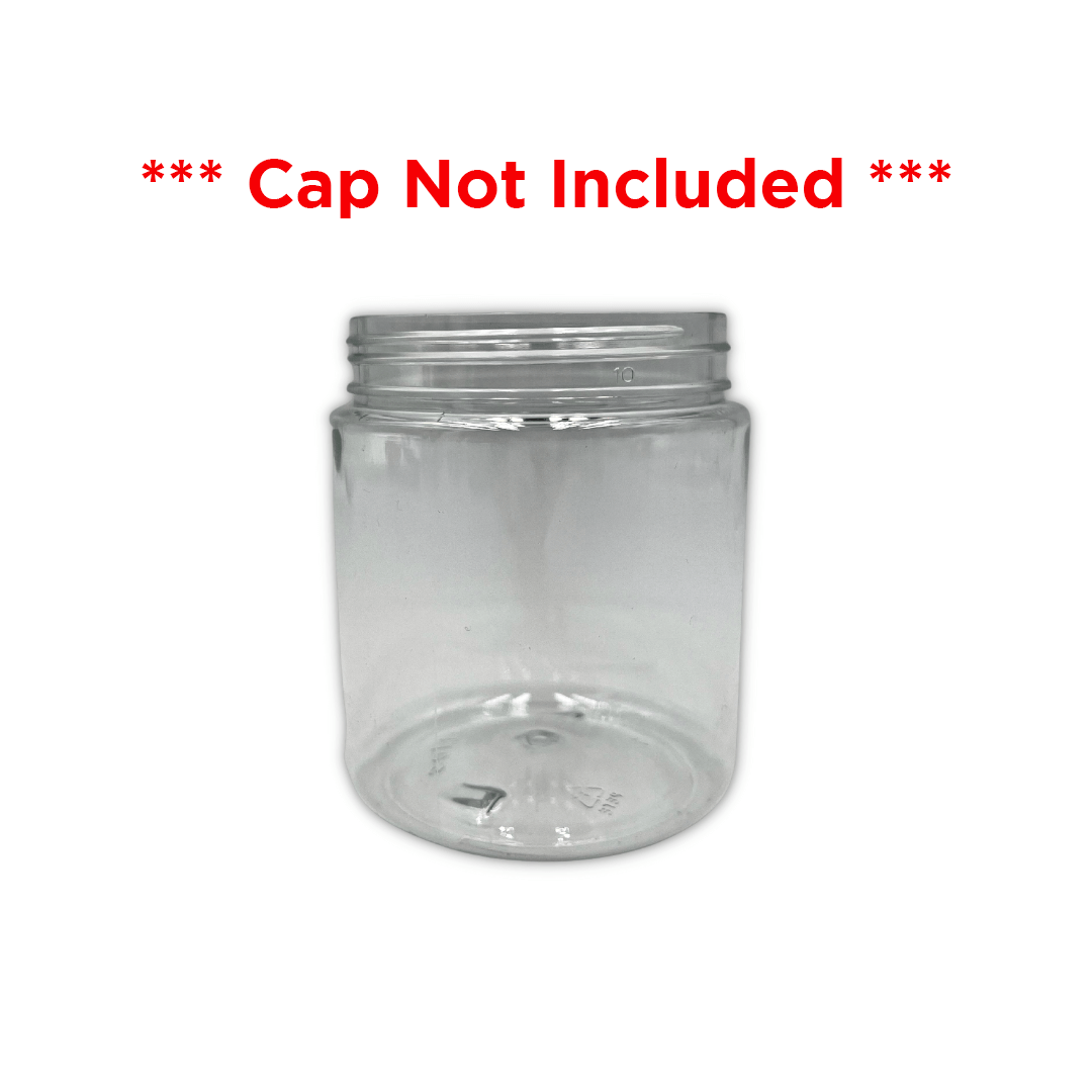 Clear eBottles PET Child-Resistant Straight Sided Jar | 8 oz