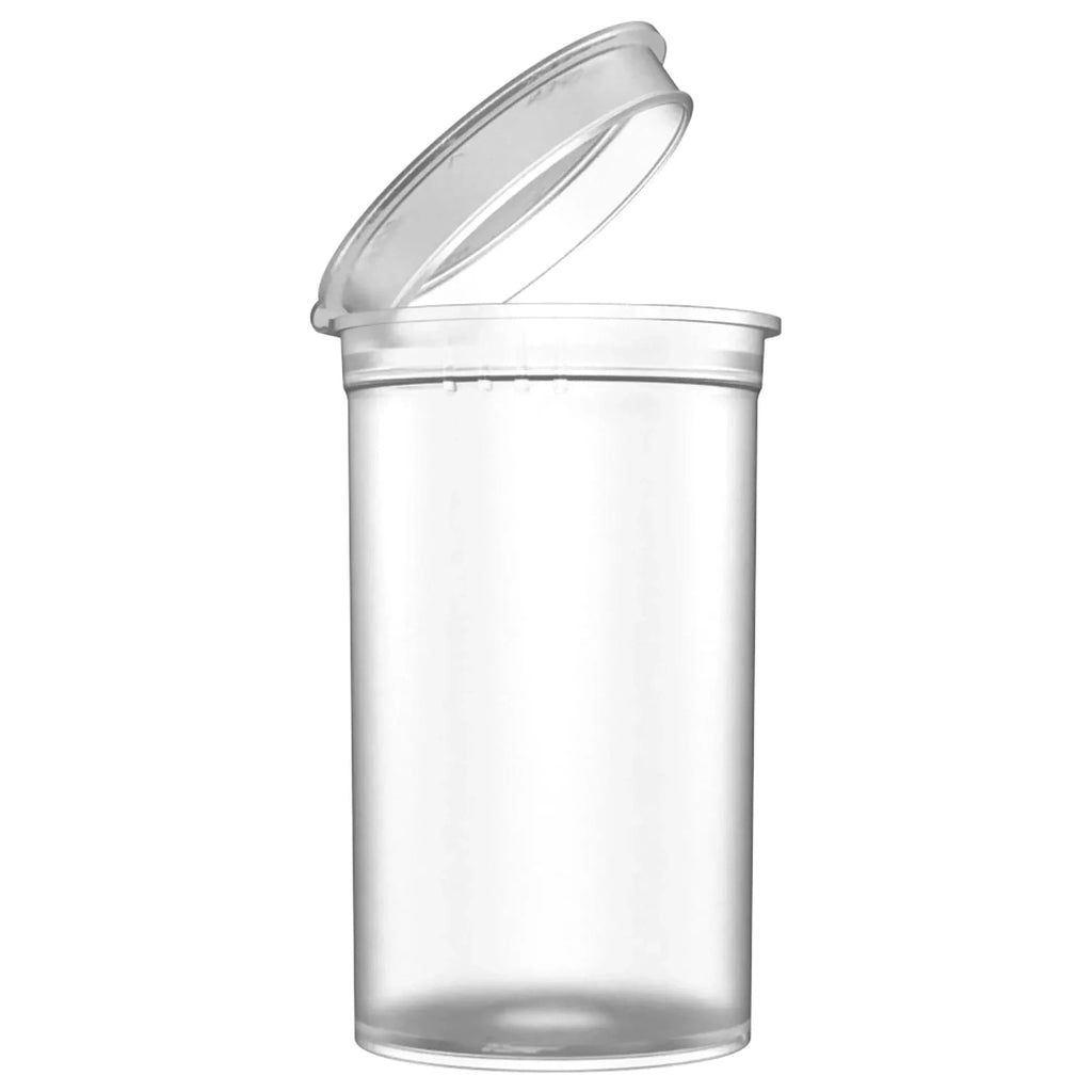 Clear / Single Unit (Less Than Box Qty) Bag King Child-Resistant Pop Top Bottle | 19 dram