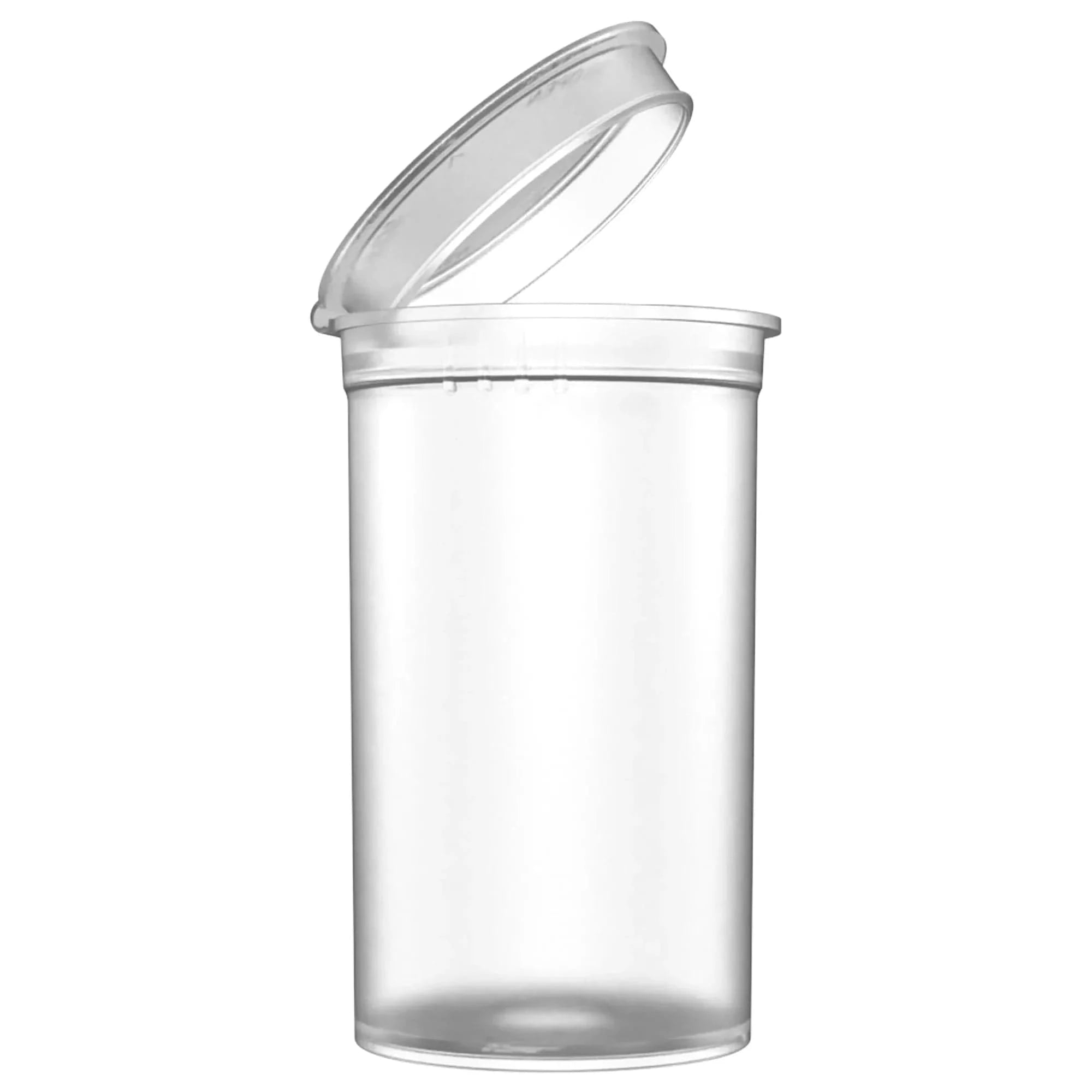 Clear / Single Unit (Less Than Box Qty) Bag King Child-Resistant Pop Top Bottle | 19 dram