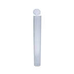 Clear / Single Unit (Less Than Box Qty) Grand Puff® Squeeze Pop Top Plastic Tube | 128 mm