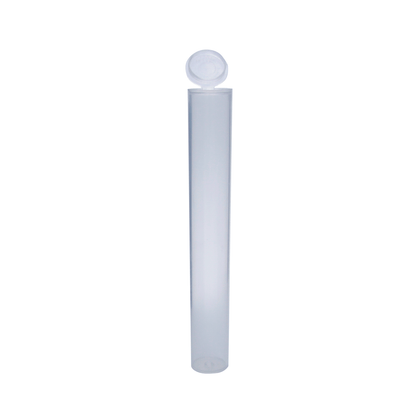 Clear / Single Unit (Less Than Box Qty) Grand Puff® Squeeze Pop Top Plastic Tube | 128 mm