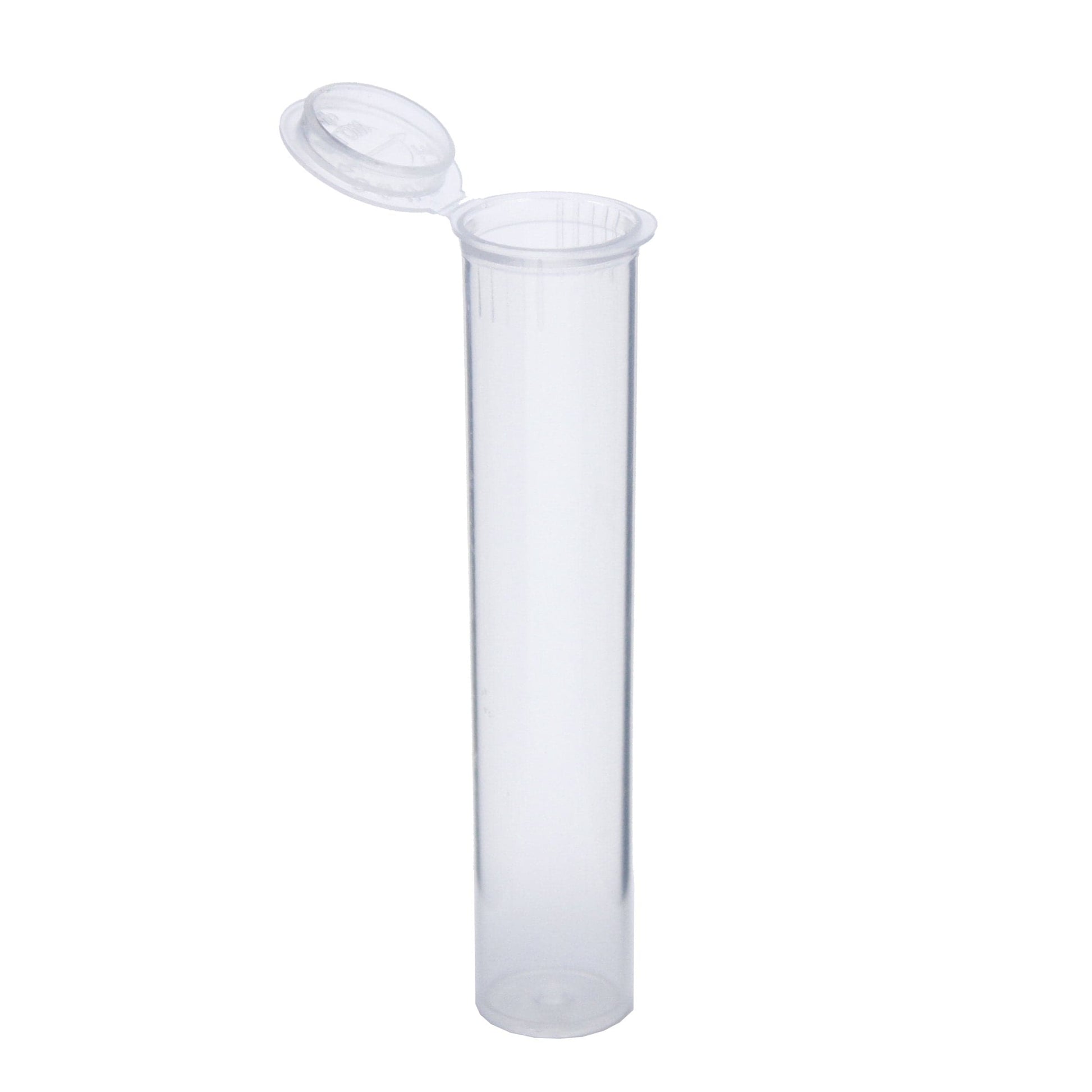 Clear / Single Unit (Less Than Box Qty) Grand Puff Squeeze Pop Top Plastic Tube | 73mm