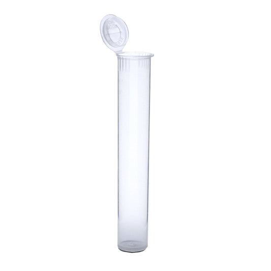 Clear / Single Unit (Less Than Box Qty) Grand Puff® Squeeze Pop Top Plastic Tube | 85 mm