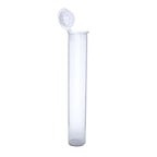 Clear / Single Unit (Less Than Box Qty) Grand Puff® Squeeze Pop Top Plastic Tube | 85 mm