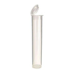 Clear / Single Unit (Less Than Box Qty) Squeeze Top Child-Resistant Pre-Roll Tube | 94 mm