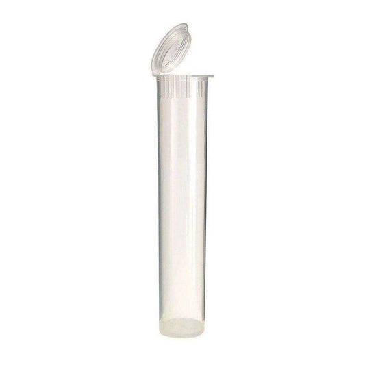 Clear / Single Unit (Less Than Box Qty) Squeeze Top Child-Resistant Pre-Roll Tube | 94 mm