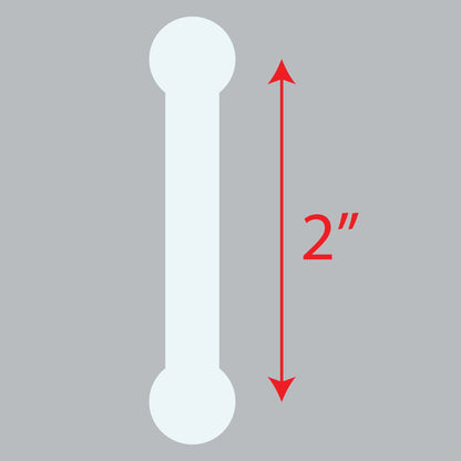 Clear Tamper Evident Labels (Roll of 1000)