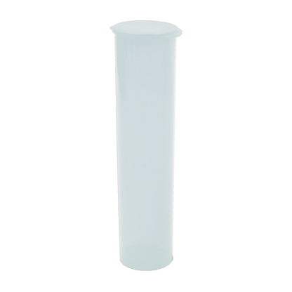 Clear Translucent Squeeze Top Child-Resistant Pre-Roll Tube | 78 mm