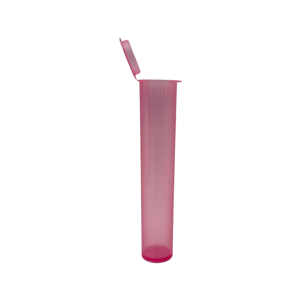 Clear Translucent Squeeze Top Child-Resistant Pre-Roll Tube | 94 mm
