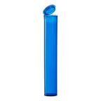Clear Translucent Squeeze Top Child-Resistant Pre-Roll Tube | 94 mm